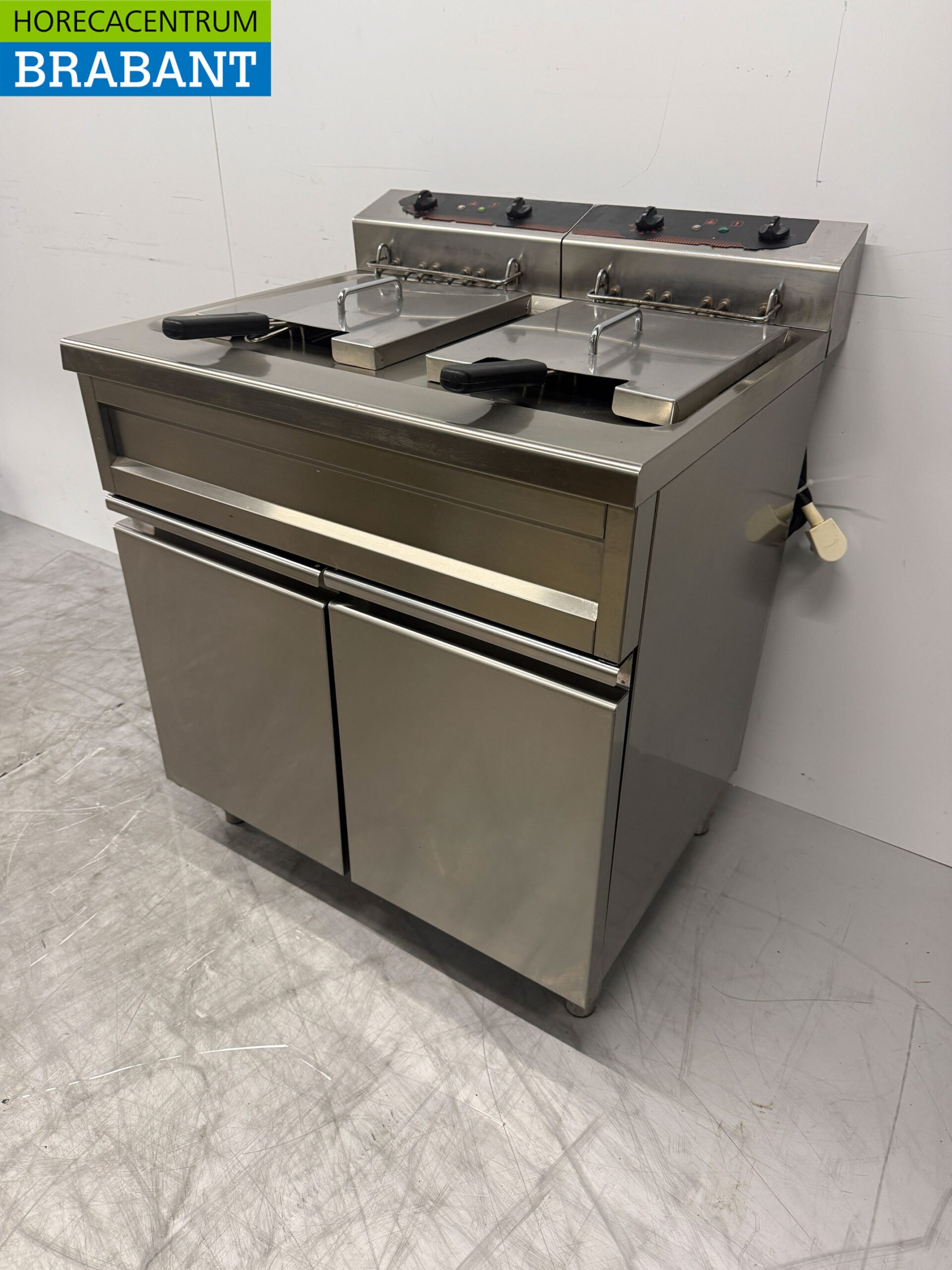 Profinox RVS Dubbele Friteuse 2 x 12 liter 400V Horeca - Afbeelding 4