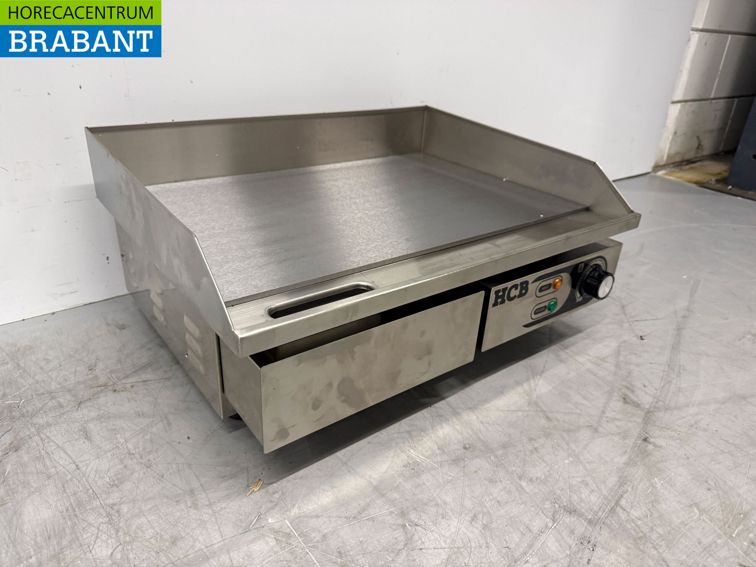 RVS Grillplaat Bakplaat Gladde plaat 55 cm 230V Horeca - Afbeelding 4