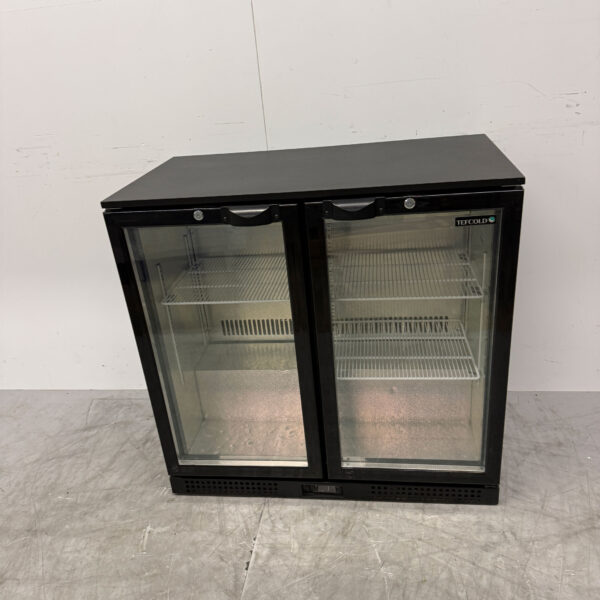 Tefcold Barkoeling 2 Glazen klapdeuren 90 cm 230V Horeca