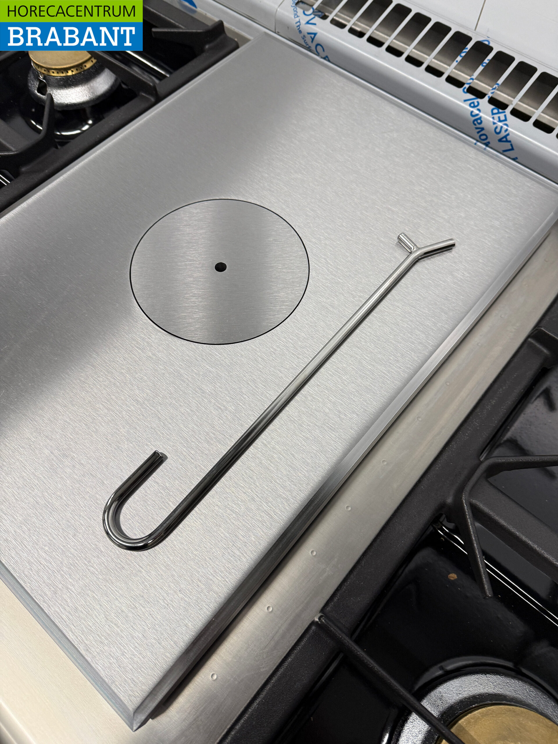 RVS Gastro-M 4 Pits Fornuis met Doorkookplaat 120 cm GAS Horeca - Afbeelding 8