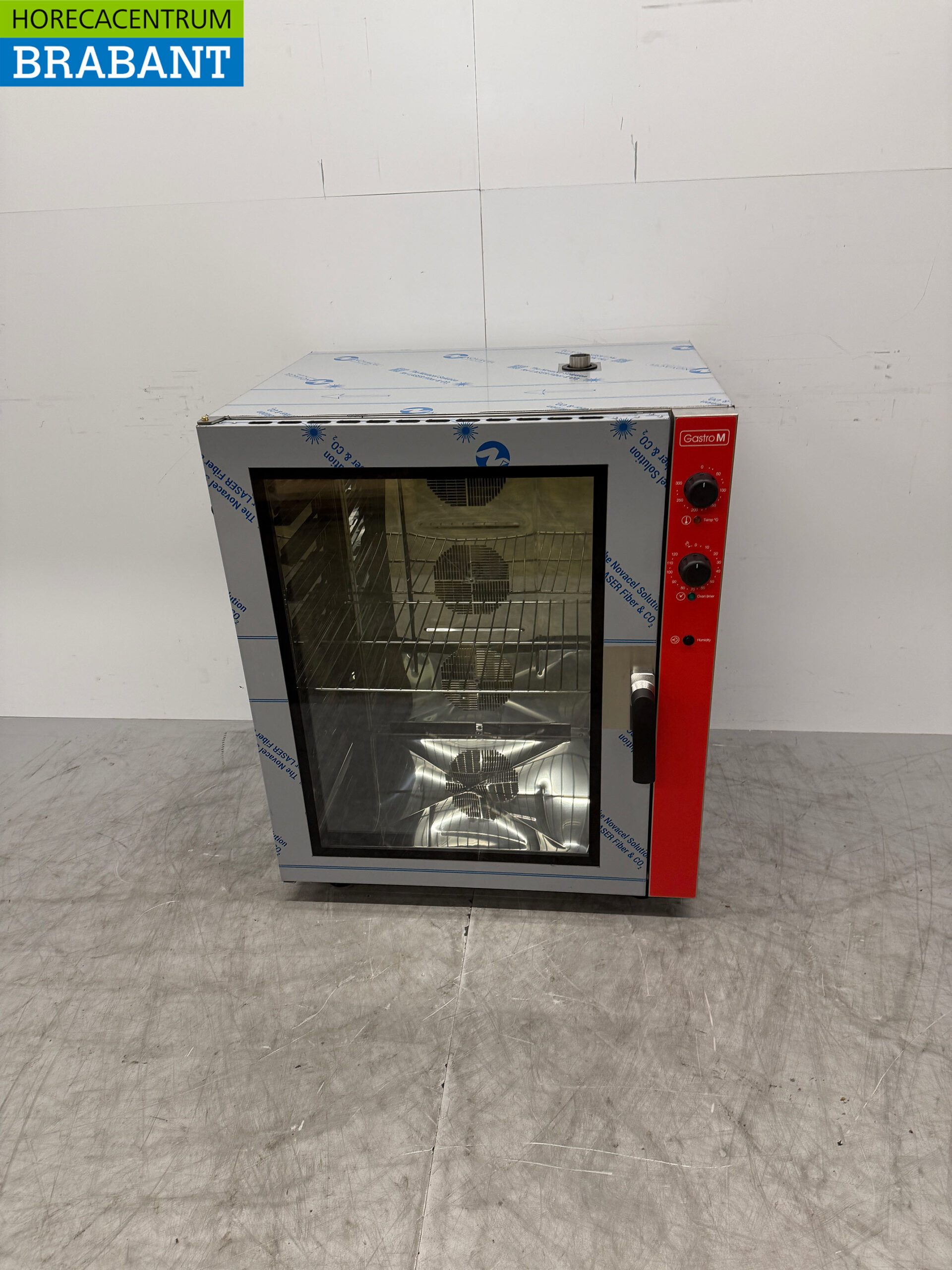 RVS Gastro-M Heteluchtoven met Vochtinjectie 10x 60/40 cm 400V Horeca