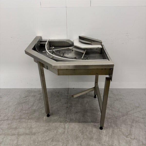 RVS Afvoertafel ten behoeve van Doorschuifvaatwasser 92,5 x 90 x 91,5 cm Horeca