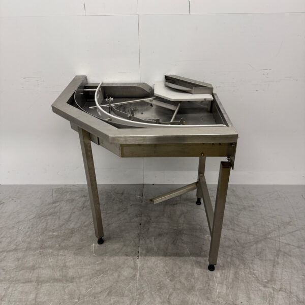 RVS Afvoertafel ten behoeve van Doorschuifvaatwasser 92,5 x 90 x 91,5 cm Horeca