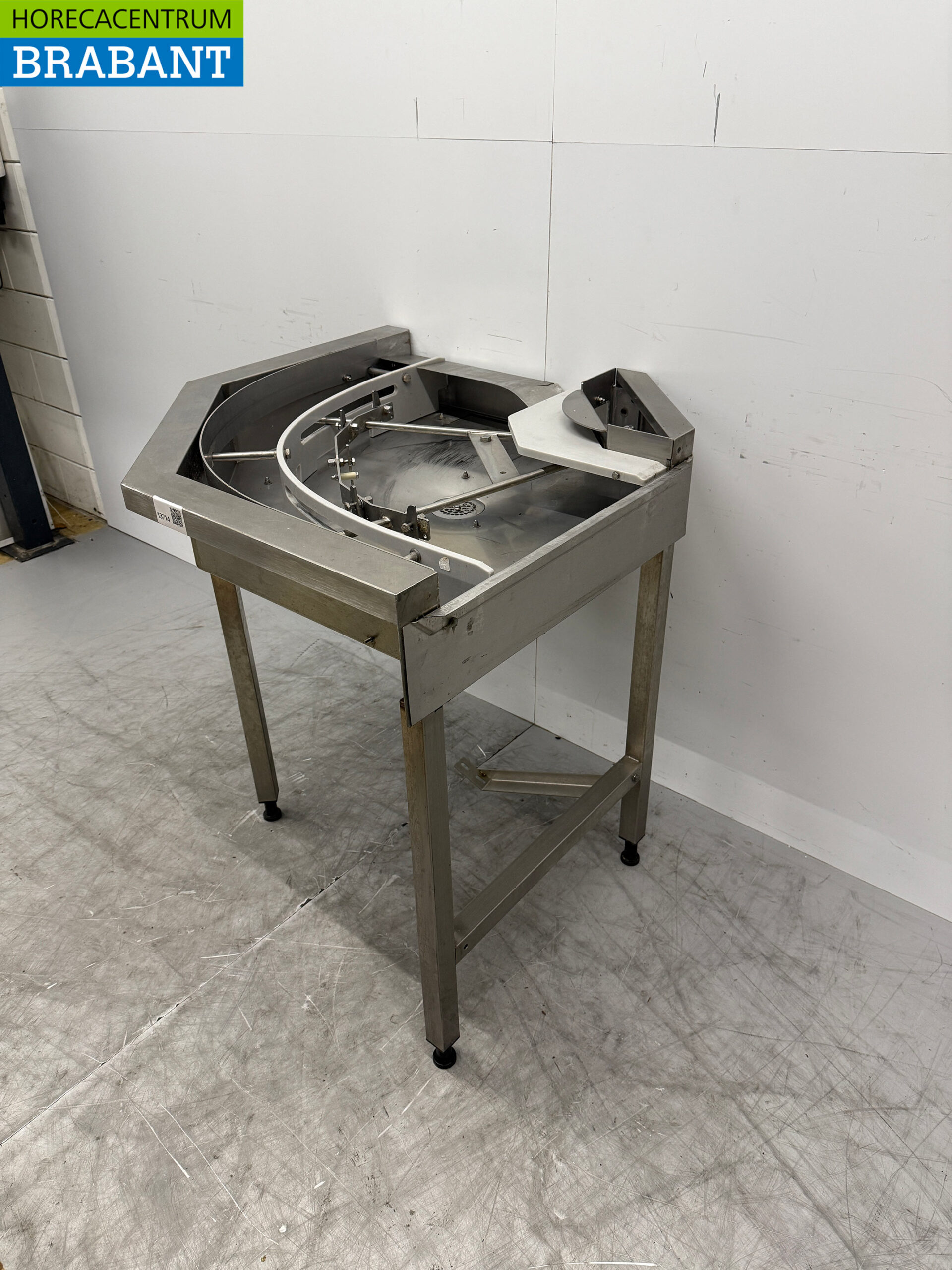 RVS Afvoertafel ten behoeve van Doorschuifvaatwasser 92,5 x 90 x 91,5 cm Horeca - Afbeelding 2