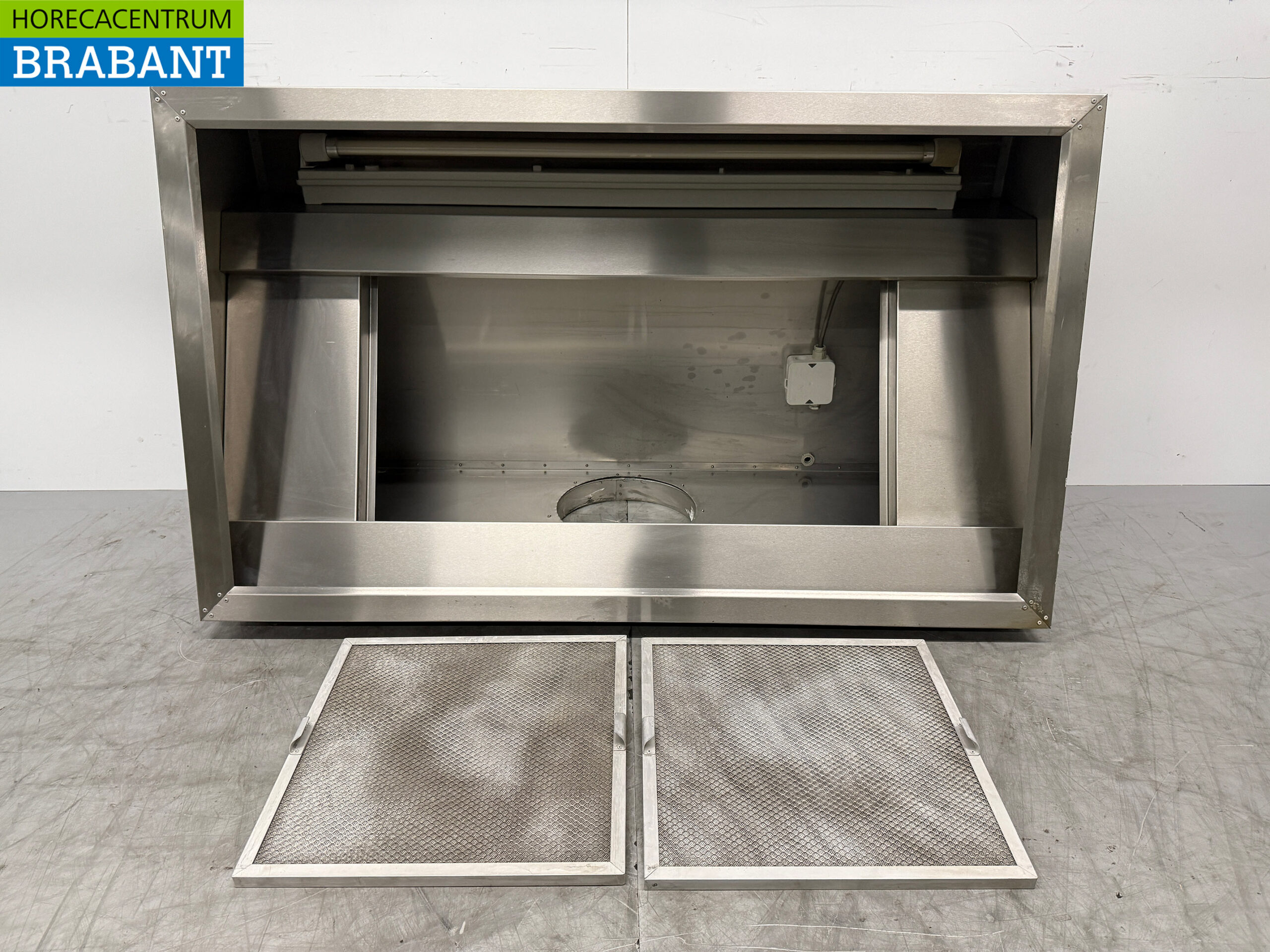 RVS Afzuigkap Doos Model 150 cm Horeca