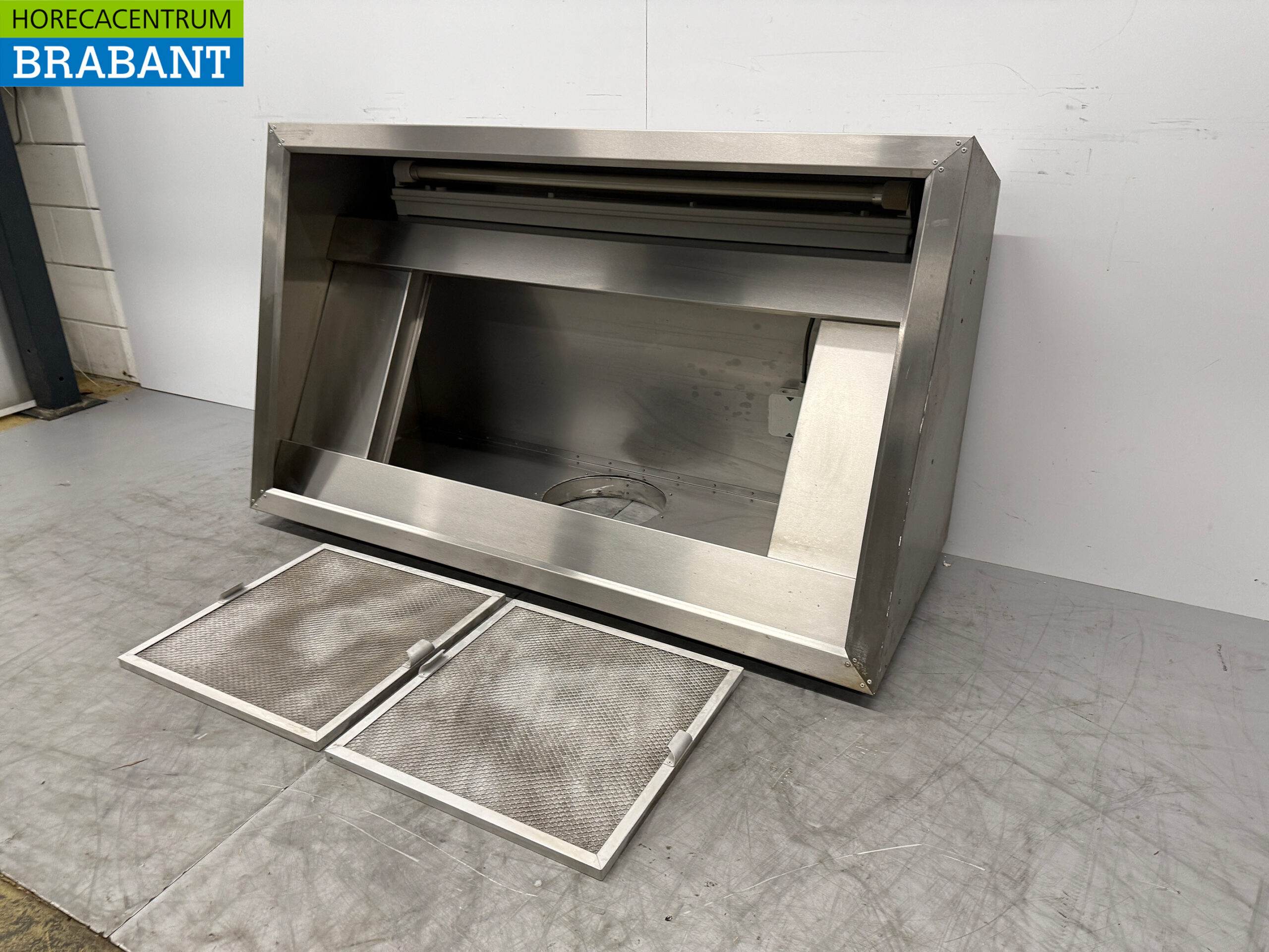 RVS Afzuigkap Doos Model 150 cm Horeca - Afbeelding 2