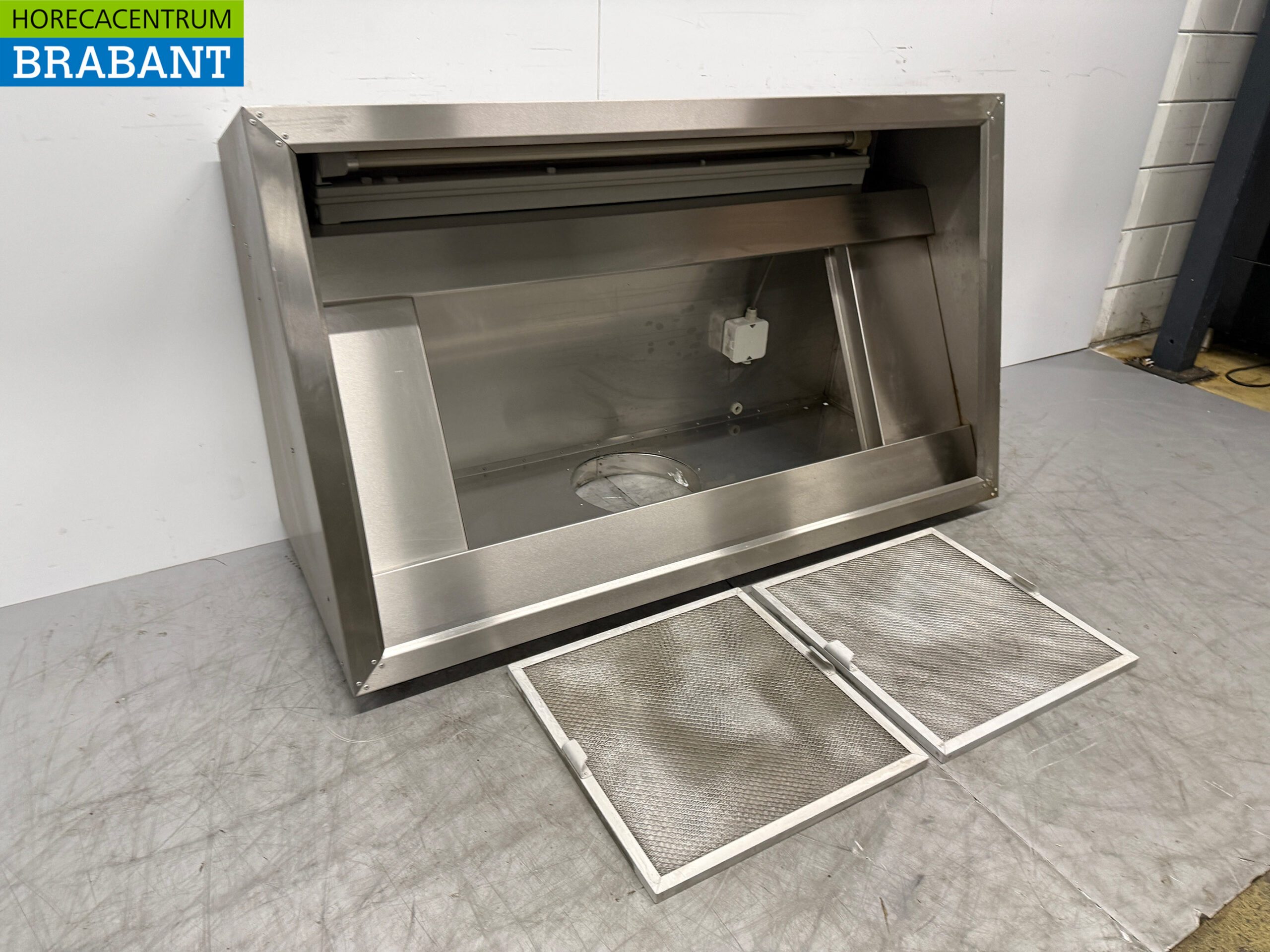 RVS Afzuigkap Doos Model 150 cm Horeca - Afbeelding 3