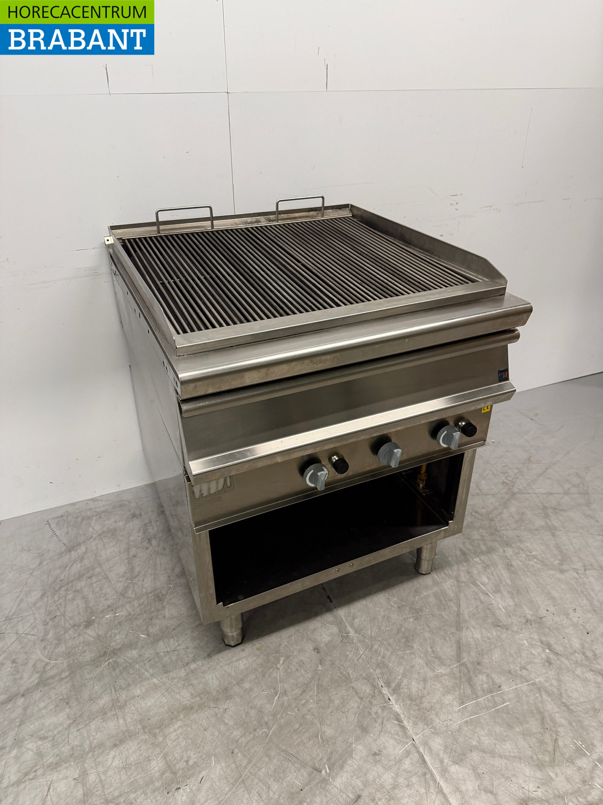RVS Erre2 Watergrill Grill 80 cm GAS Horeca - Afbeelding 3