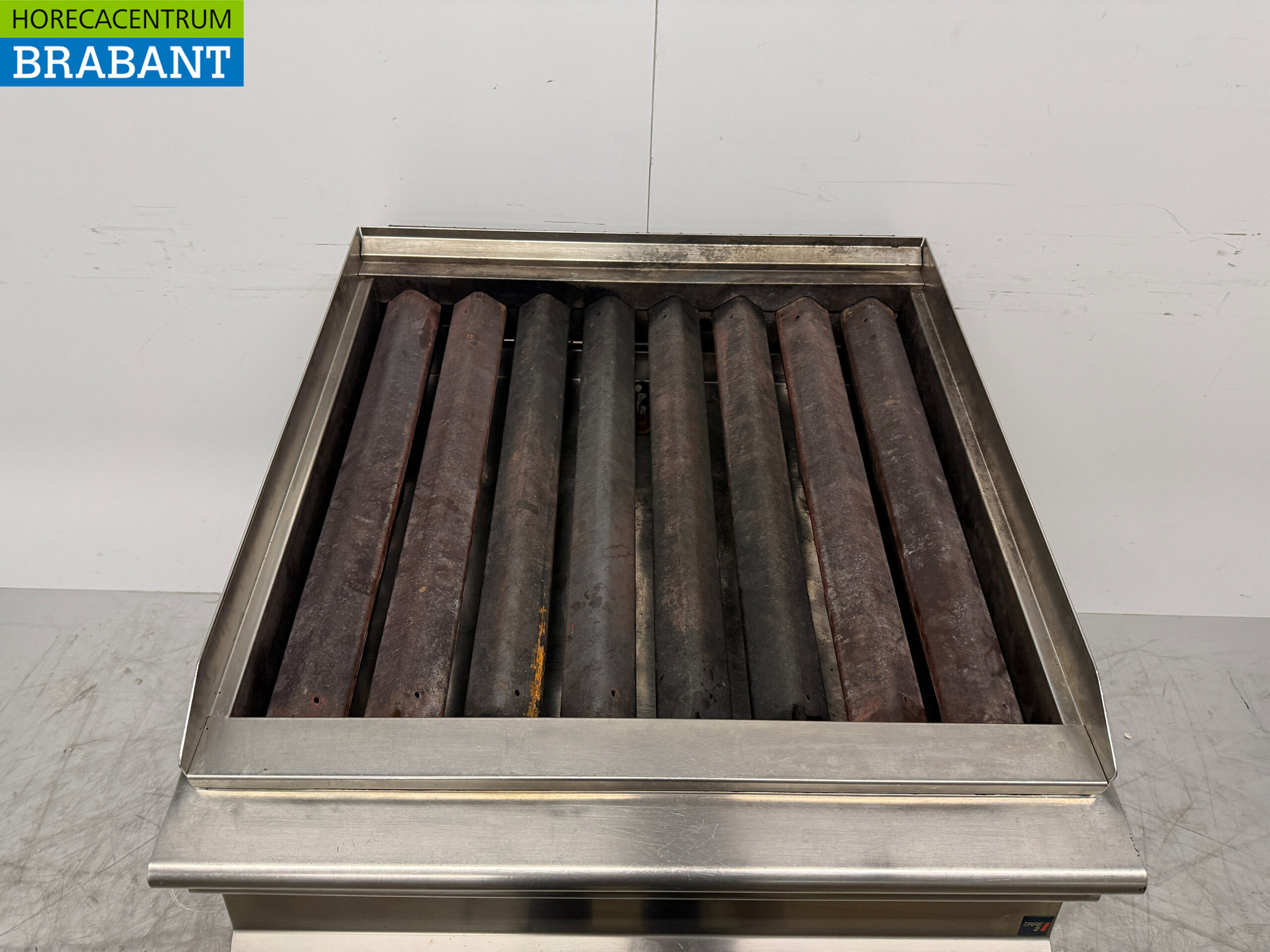 RVS Erre2 Watergrill Grill 80 cm GAS Horeca - Afbeelding 5