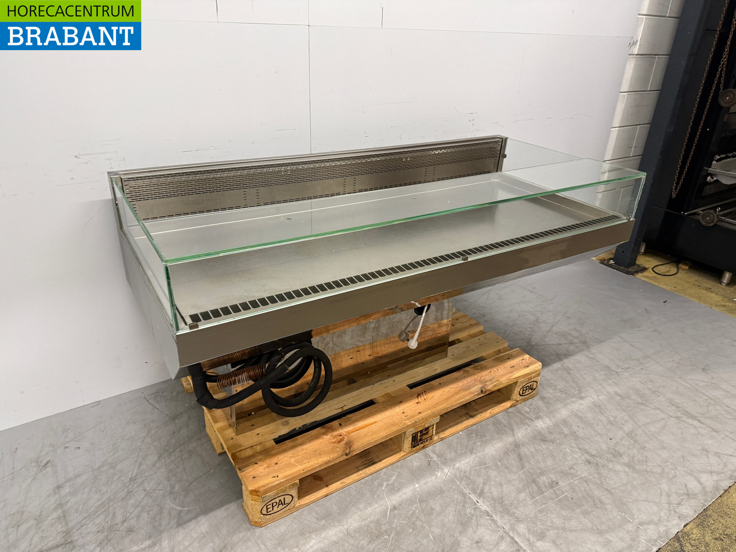 Ideal Ake Inbouw Gebaksvitrine Bakkerij Toonbank 169 cm 230V Horeca - Afbeelding 3