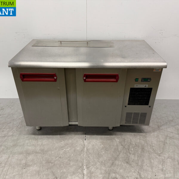 RVS Gamko Koelwerkbank 2 Deuren 128 cm 230V Horeca