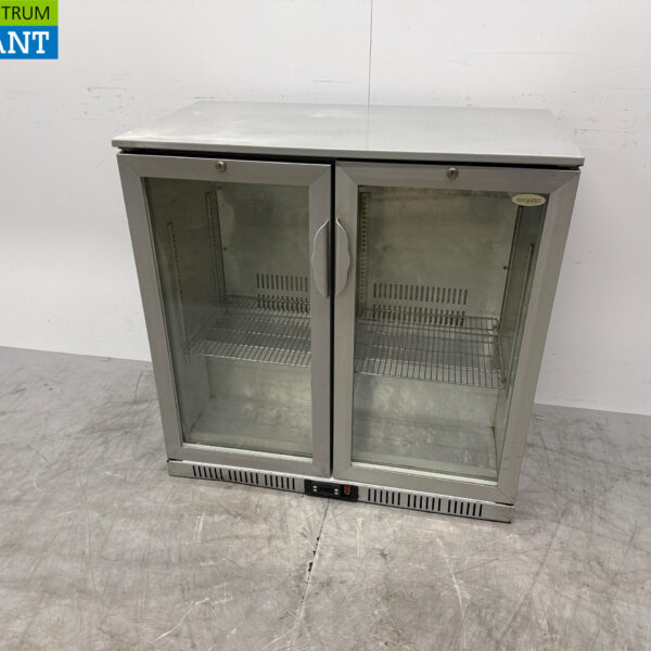 Exquisit Barkoeling 2 Glazen Klapdeuren 90 cm 230V Horeca