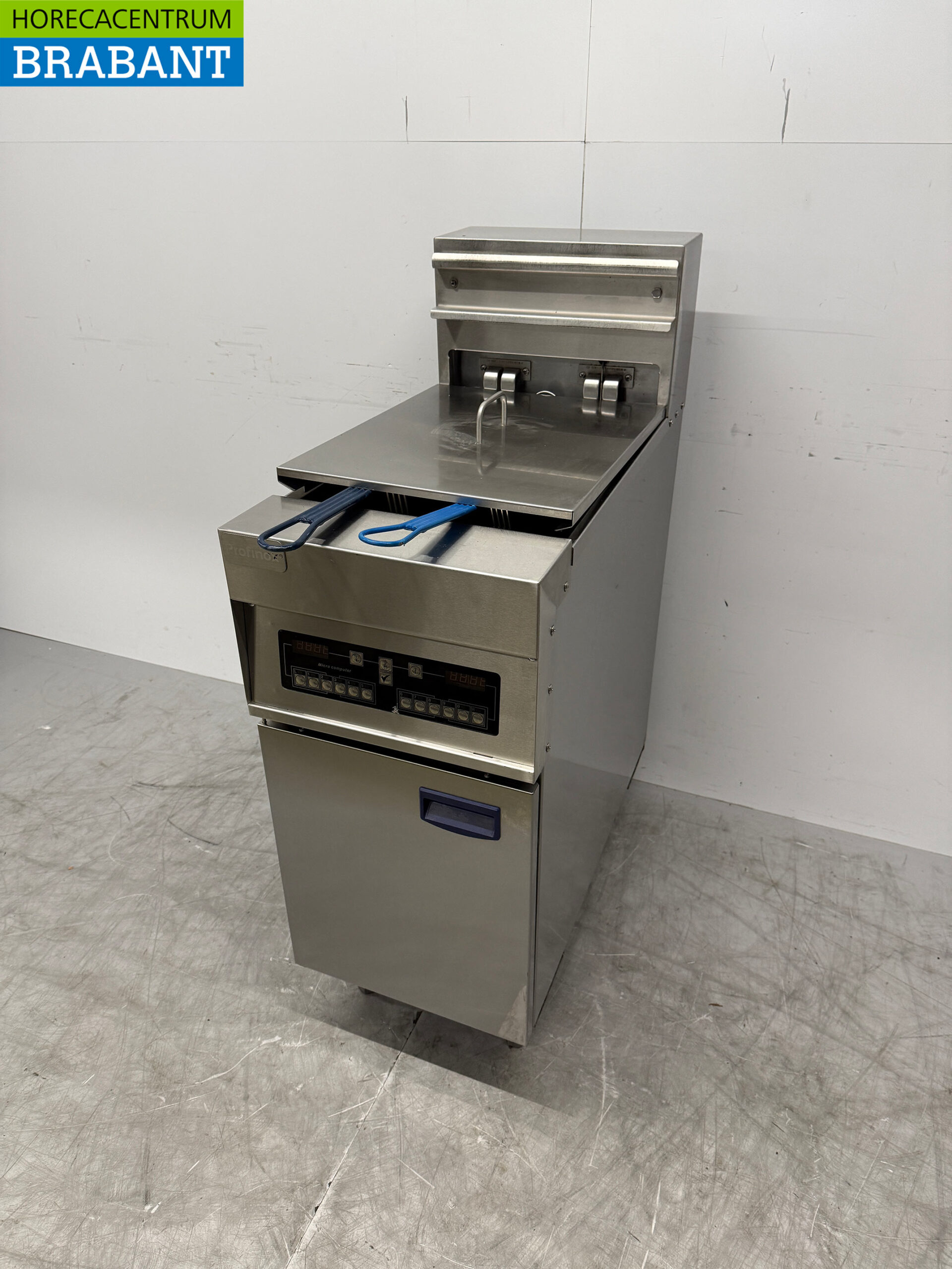RVS Profinox Friteuse Computer 25 liter 400V Horeca - Afbeelding 2
