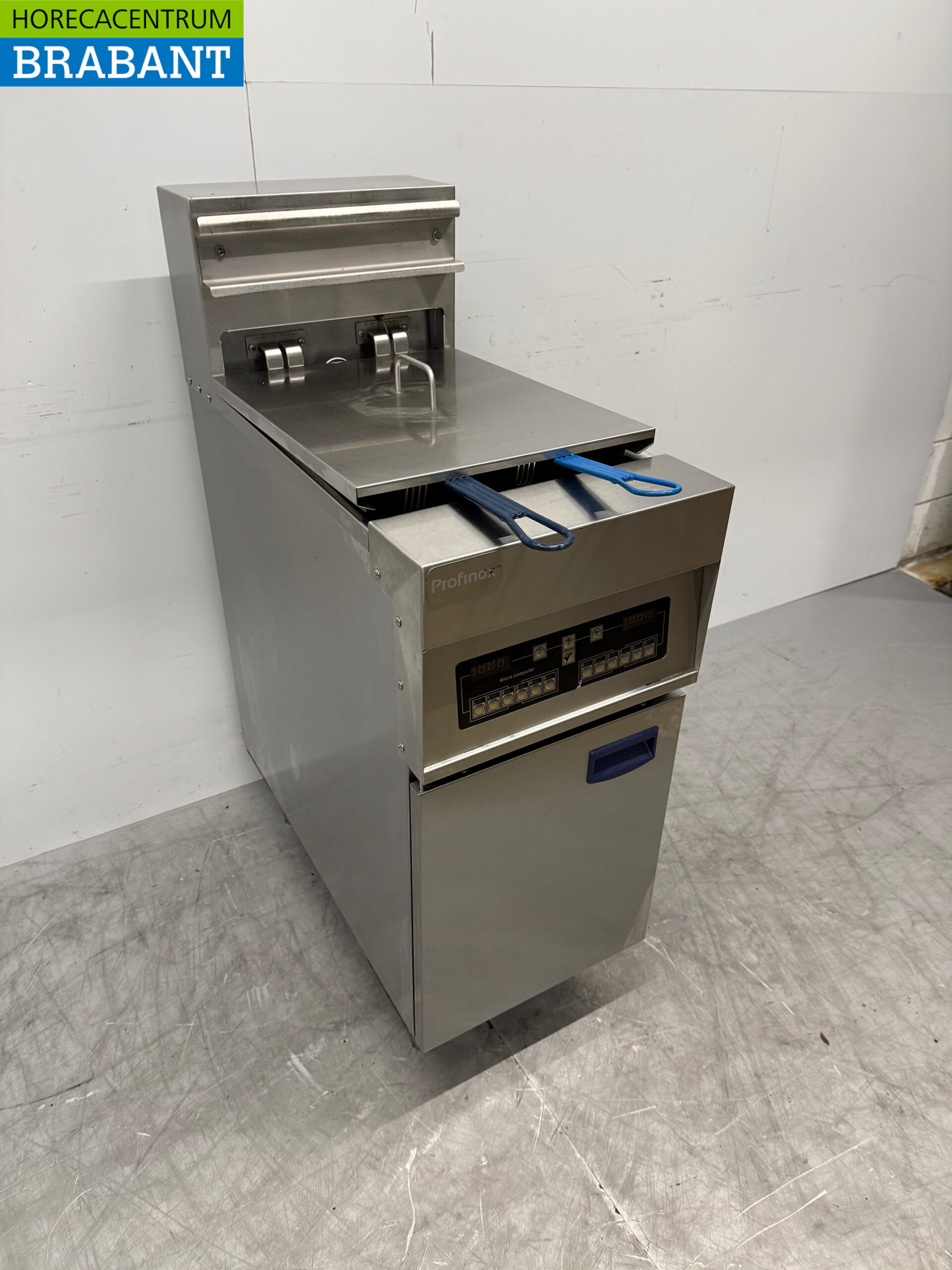 RVS Profinox Friteuse Computer 25 liter 400V Horeca - Afbeelding 3