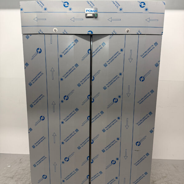 RVS Polar Verrijdbare Dubbeldeurs Vriezer 1400 liter 230V Horeca