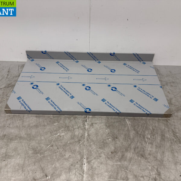 RVS Werkblad met opstaande rand 134 x 70 cm Horeca