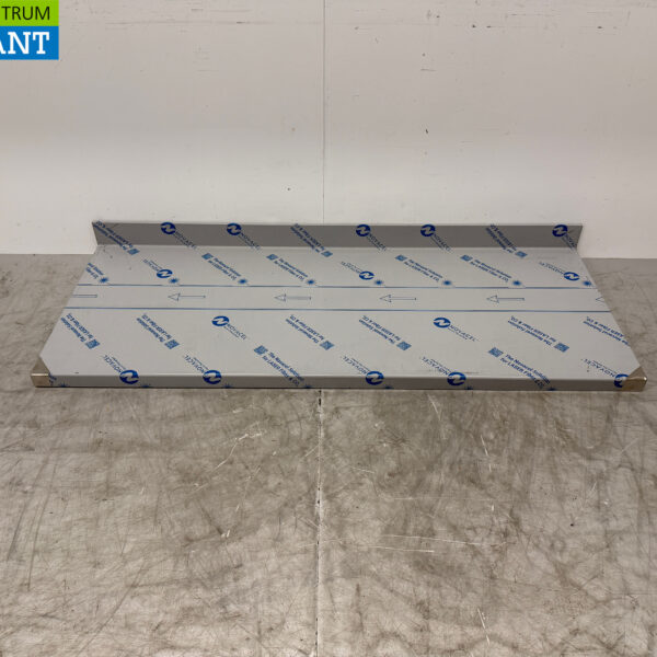 RVS Werkblad met opstaande rand 179 x 70 cm Horeca