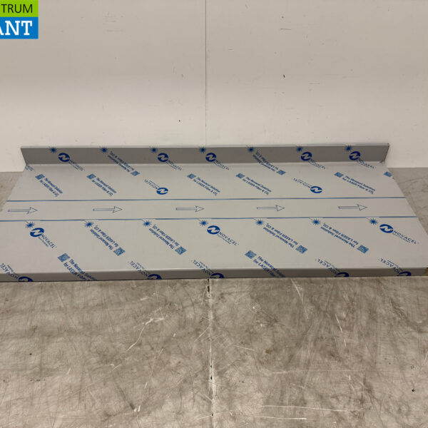 RVS Werkblad met opstaande rand 179 x 70 cm Horeca