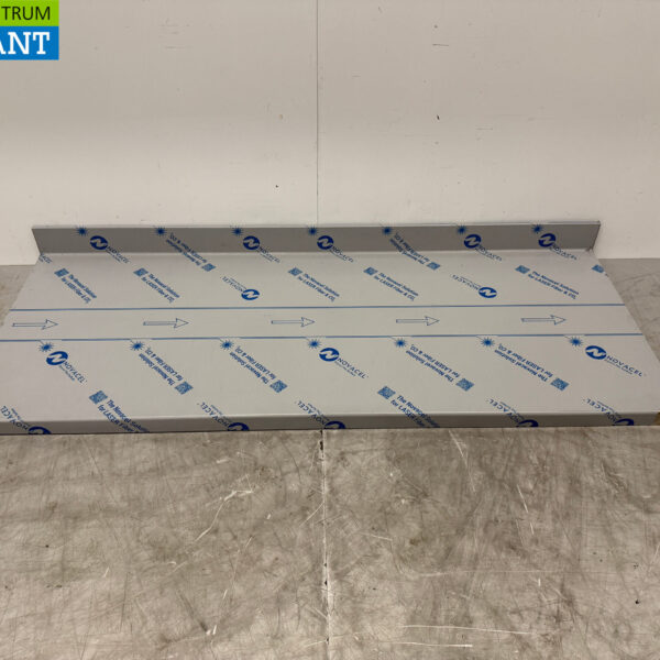 RVS Werkblad met opstaande rand 179 x 70 cm Horeca