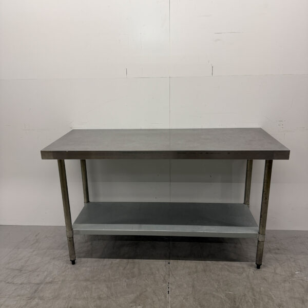 RVS Werktafel met onderschap 150 x 60 x 90 cm Horeca