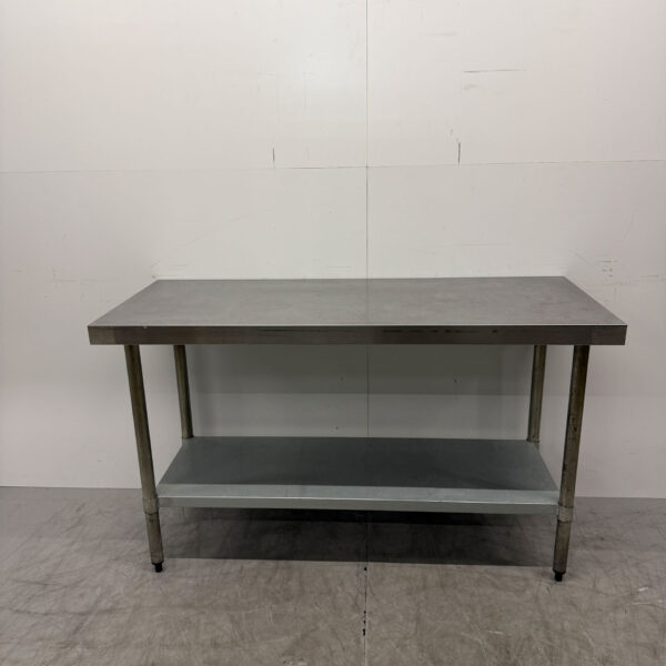 RVS Werktafel met onderschap 150 x 60 x 90 cm Horeca