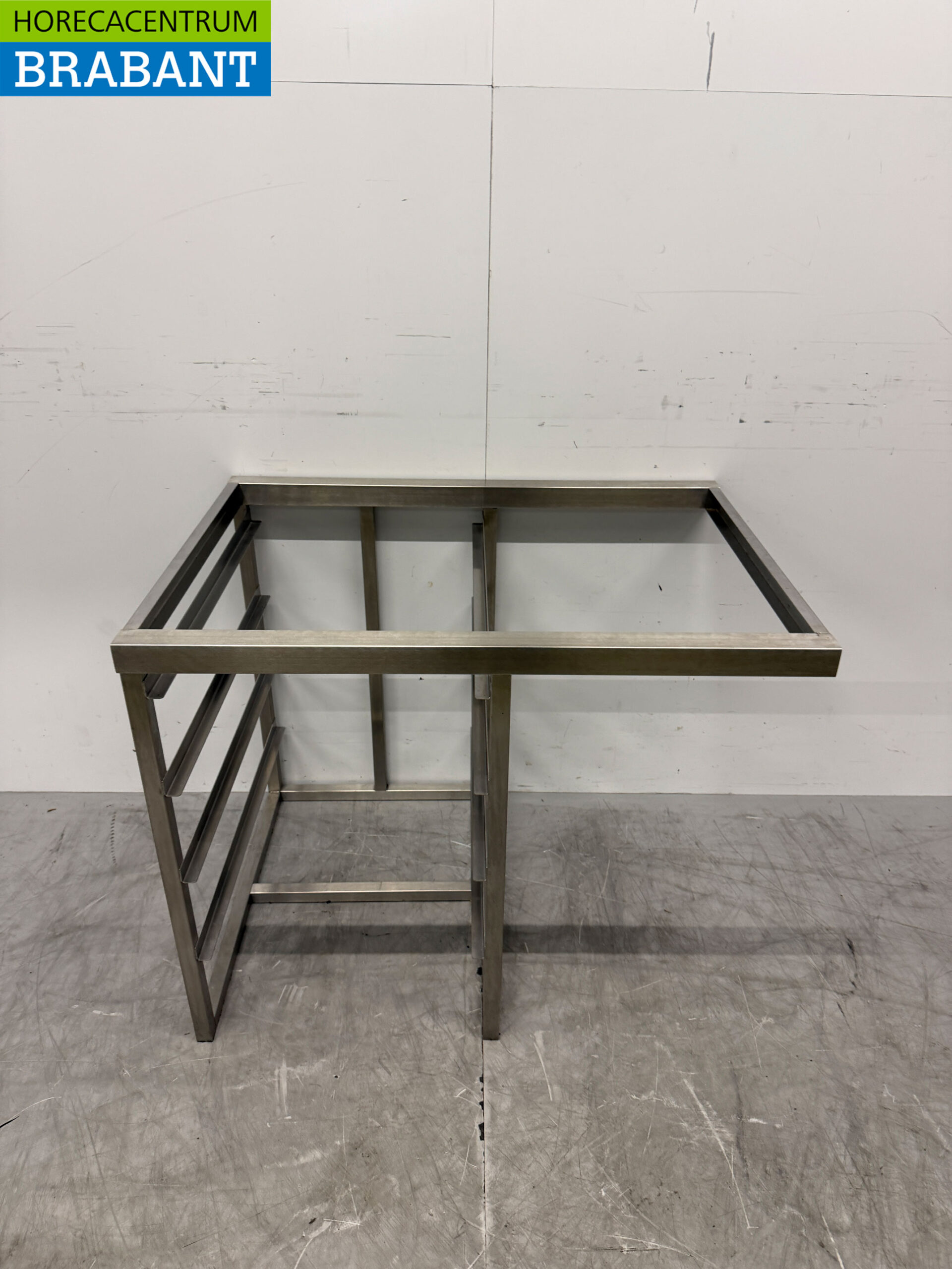 RVS Onderstel met regaal 86 x 62 x 70,5 cm Horeca