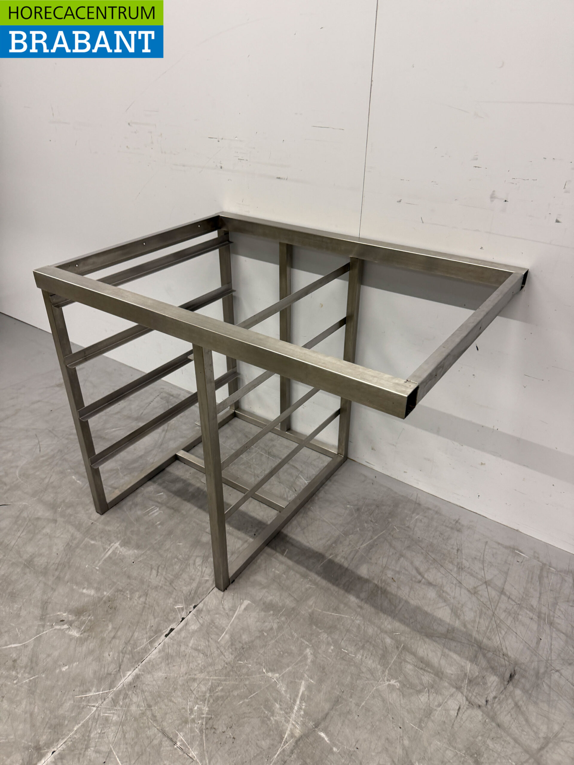 RVS Onderstel met regaal 86 x 62 x 70,5 cm Horeca - Afbeelding 2