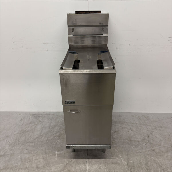 RVS Pitco Friteuse 18 liter GAS Horeca