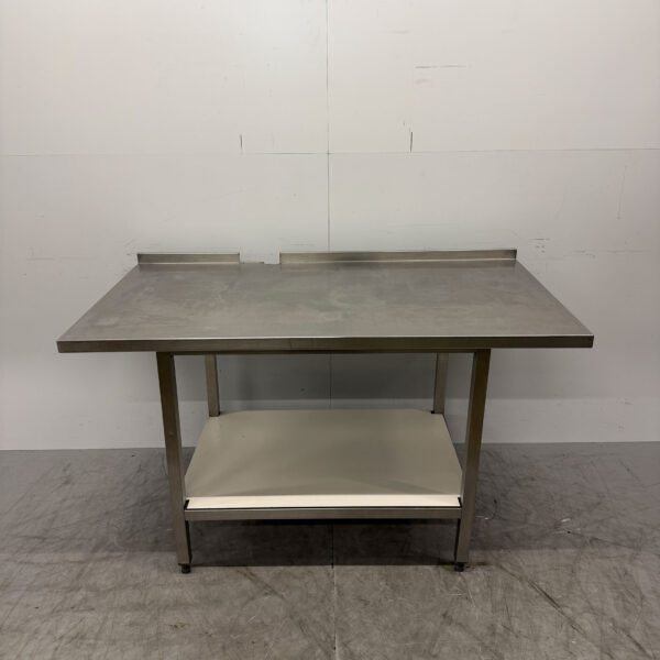 RVS Werktafel met onderschap 150 x 80 x 89 cm Horeca