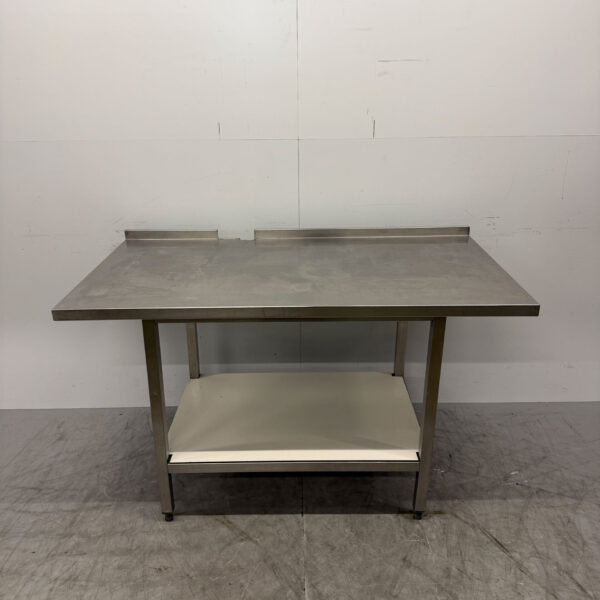 RVS Werktafel met onderschap 150 x 80 x 89 cm Horeca