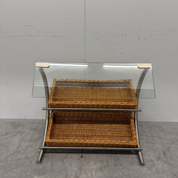 RVS Broodmand Etagere 2 Manden Buffet Horeca