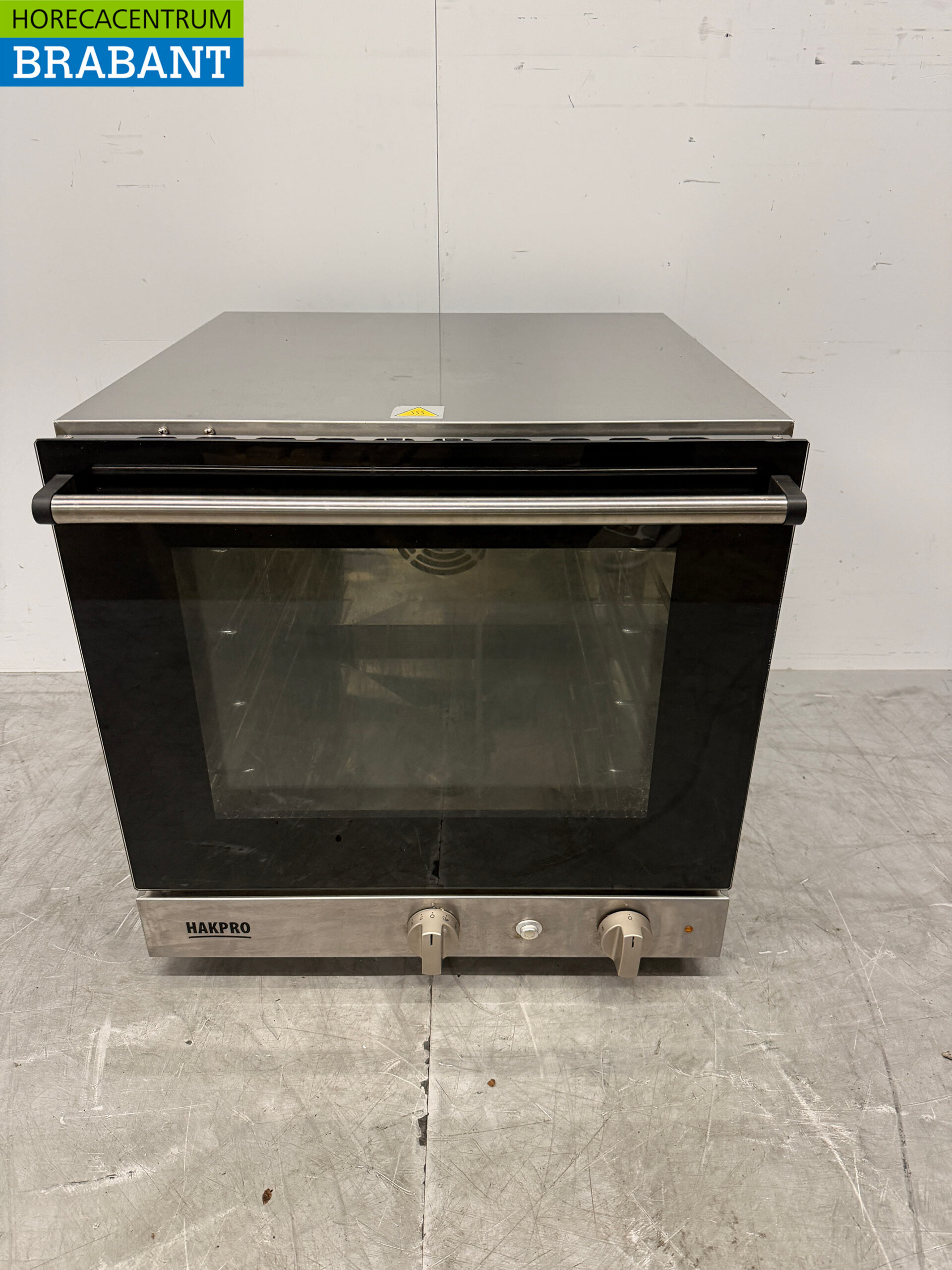 RVS Hakpro Piron Heteluchtoven met vochtinjectie 4x 442x325mm 230V Horeca