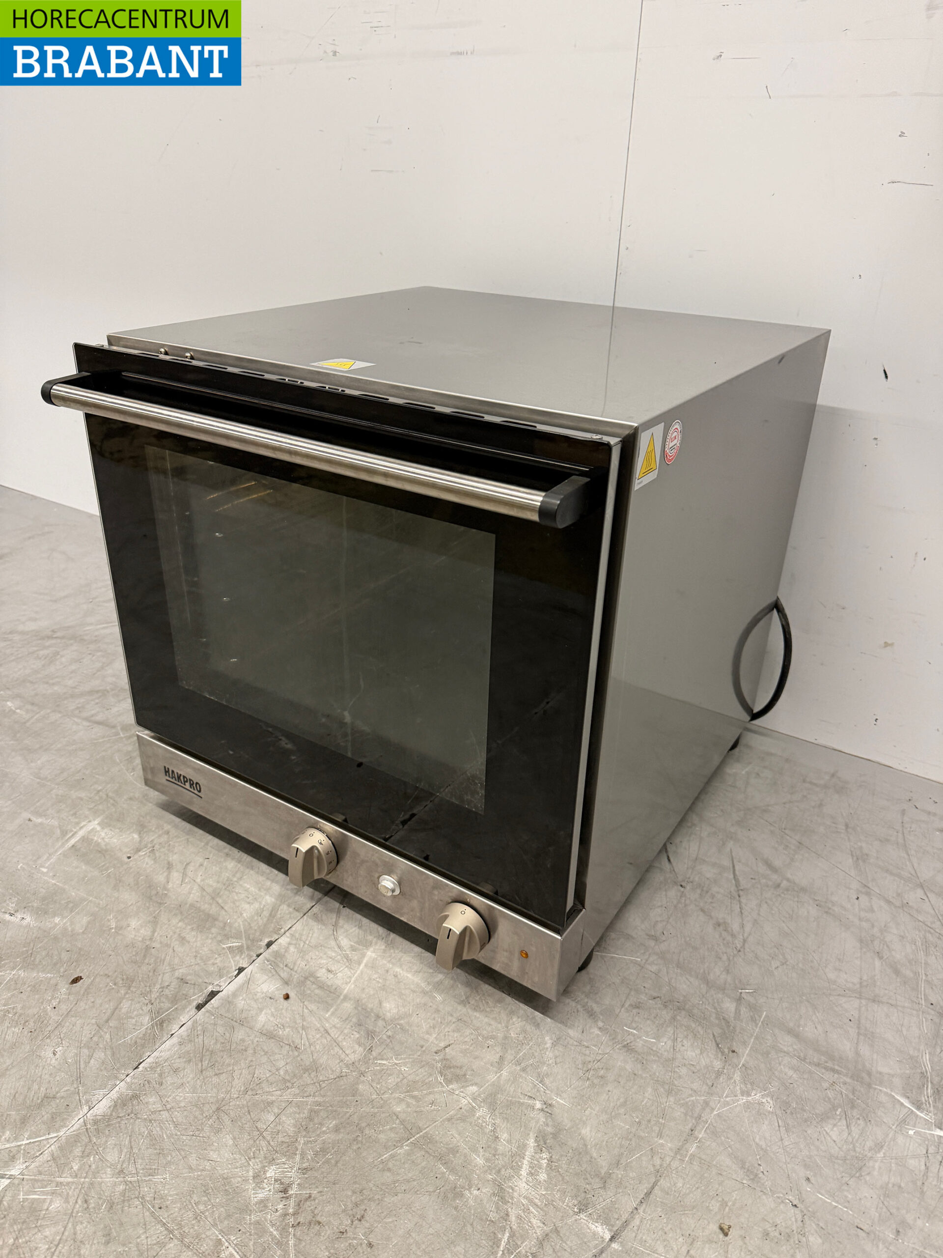RVS Hakpro Piron Heteluchtoven met vochtinjectie 4x 442x325mm 230V Horeca - Afbeelding 2