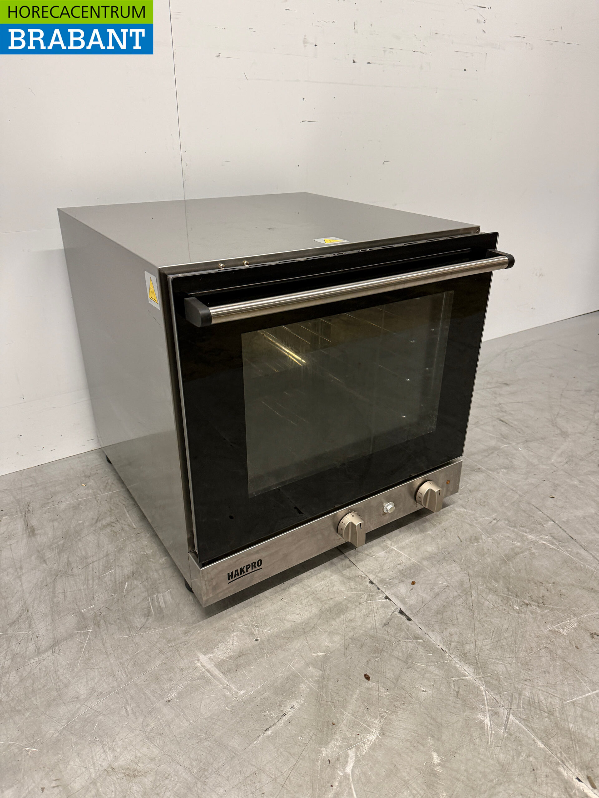 RVS Hakpro Piron Heteluchtoven met vochtinjectie 4x 442x325mm 230V Horeca - Afbeelding 3