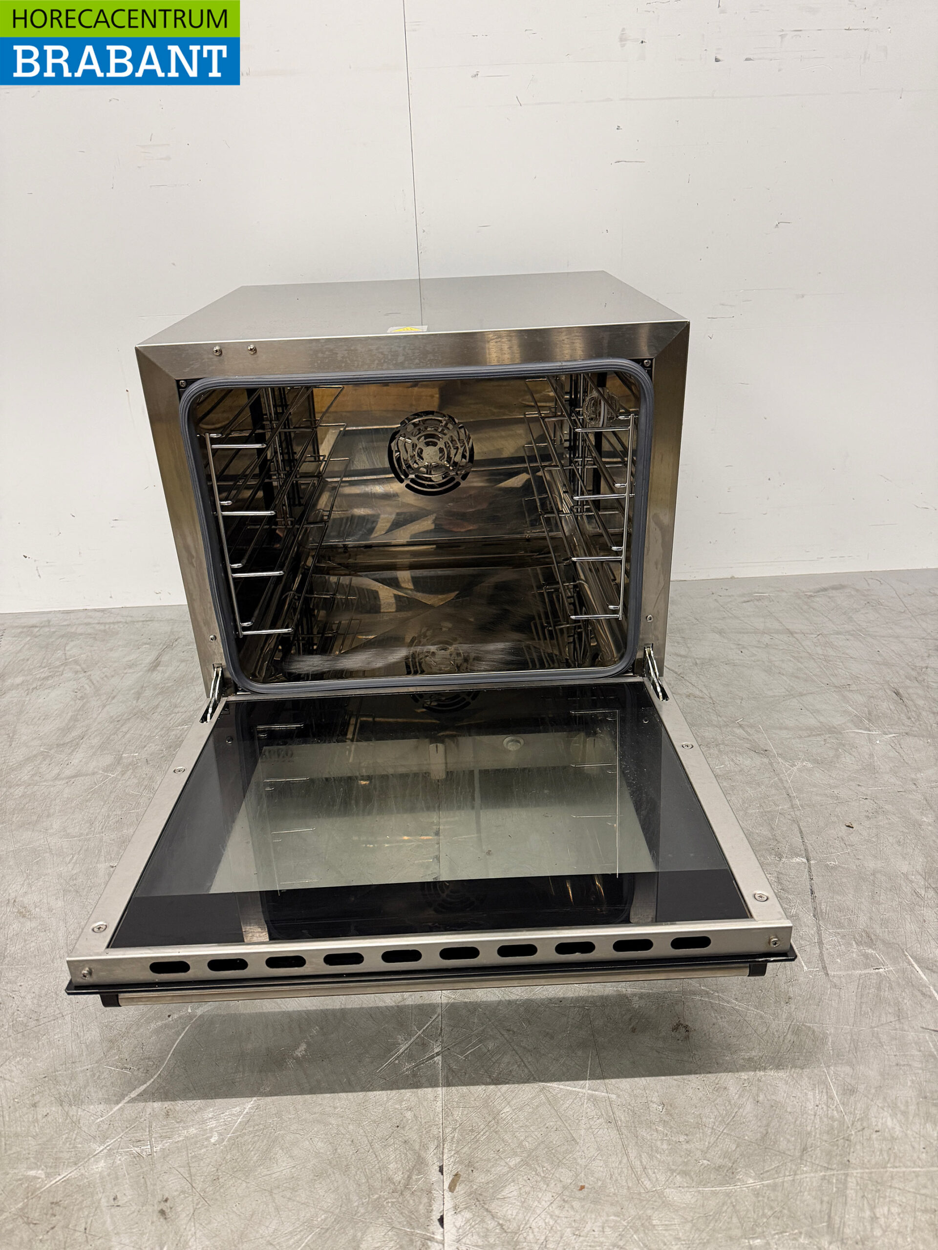 RVS Hakpro Piron Heteluchtoven met vochtinjectie 4x 442x325mm 230V Horeca - Afbeelding 4