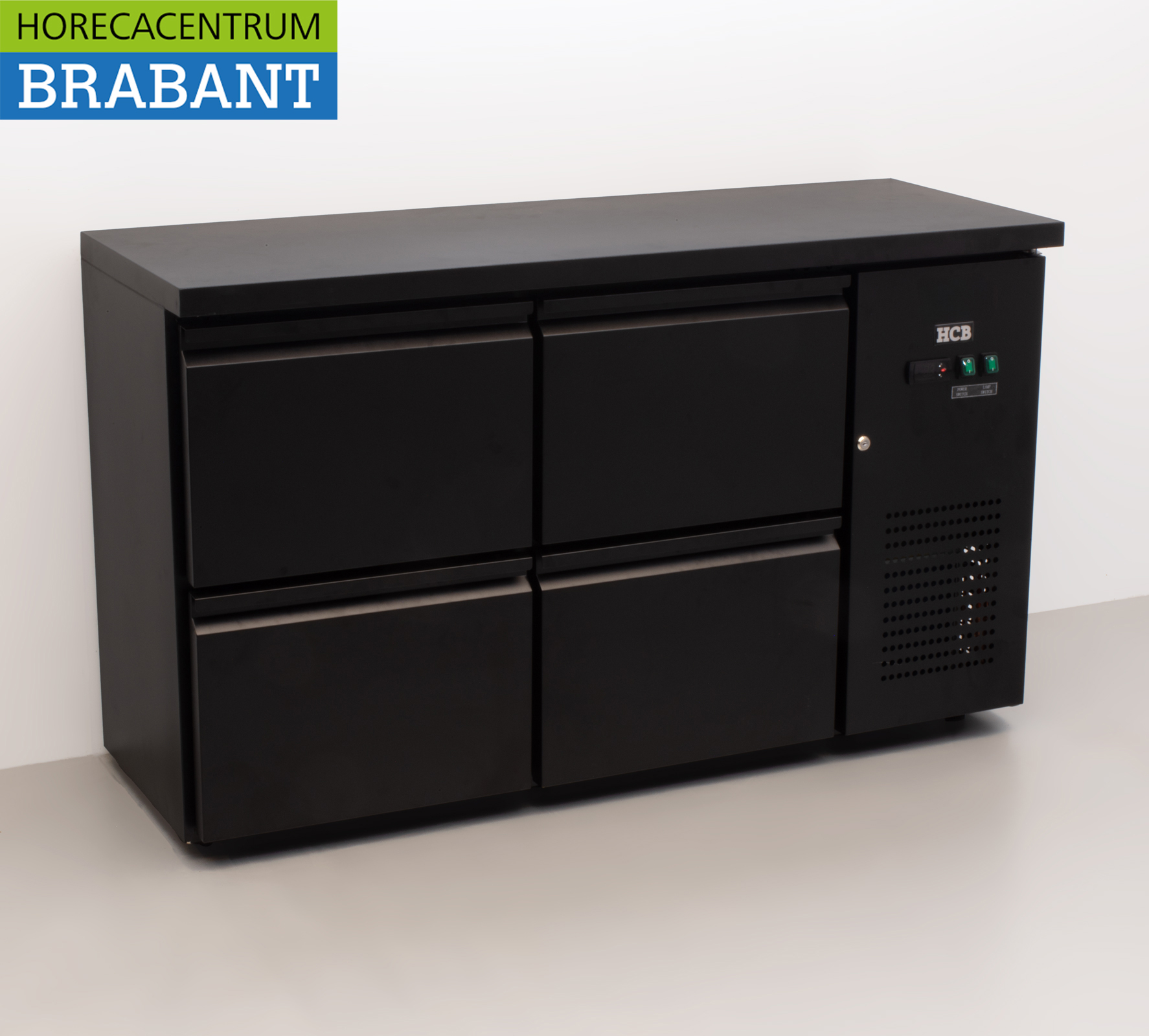 HCB Backbar Barkoeling 4 laden 280 liter 146,5 cm 230V Horeca - Afbeelding 3