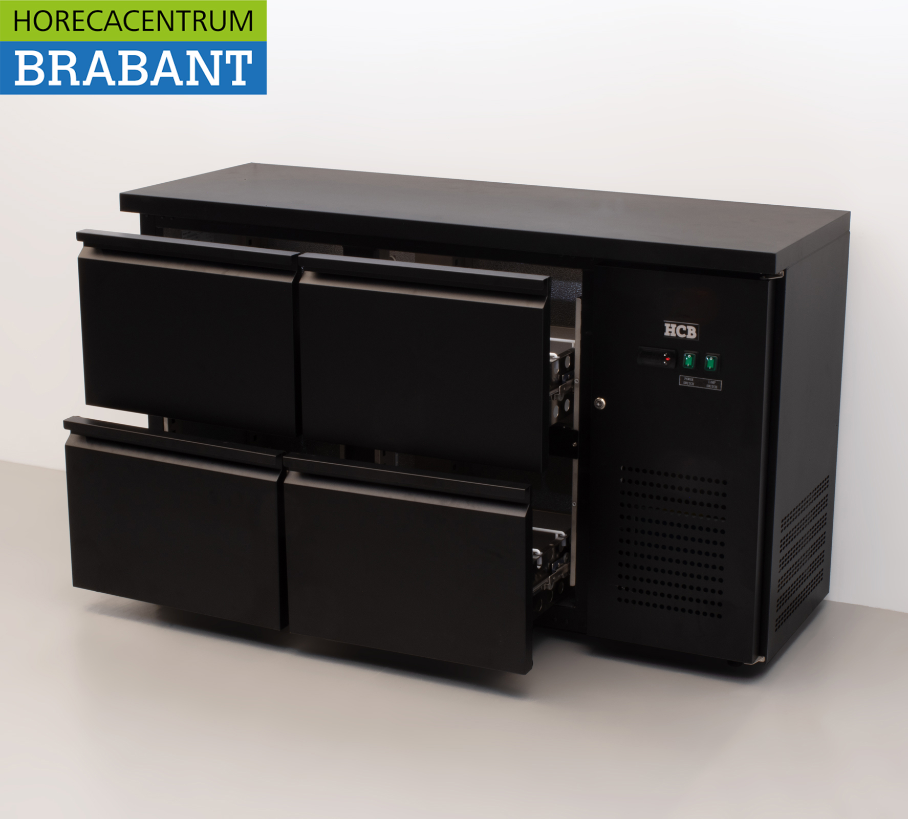 HCB Backbar Barkoeling 4 laden 280 liter 146,5 cm 230V Horeca - Afbeelding 4