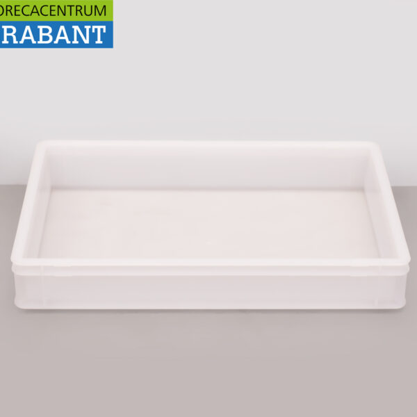 HCB Stapelbare deegkrat deegbak 60 x 40 x 9 cm Horeca