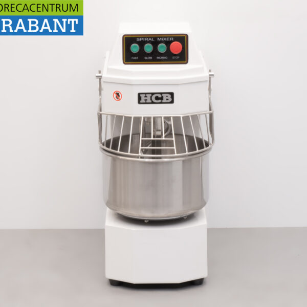 RVS HCB Spiraalkneder deegmenger deegmixer 20 liter 230V Horeca