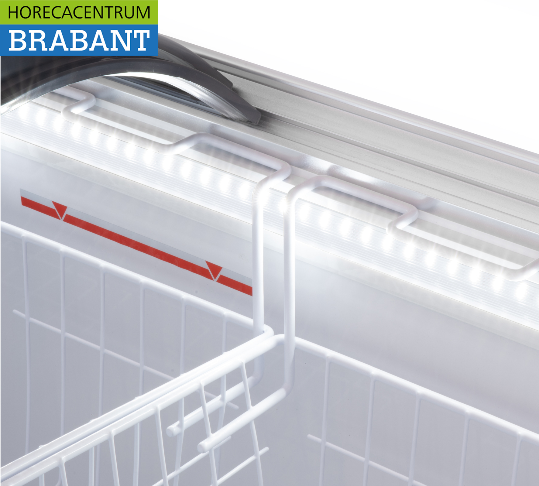 HCB Winkelvriezer Vrieskist met glazen schuifdeksels 455 liter 230V Horeca - Afbeelding 8