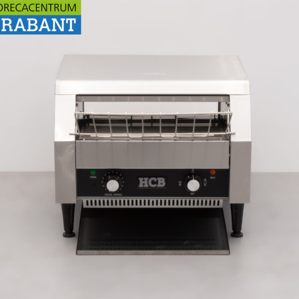RVS Doorloop toaster Broodrooster Conveyor oven 450 stuks 230V Horeca
