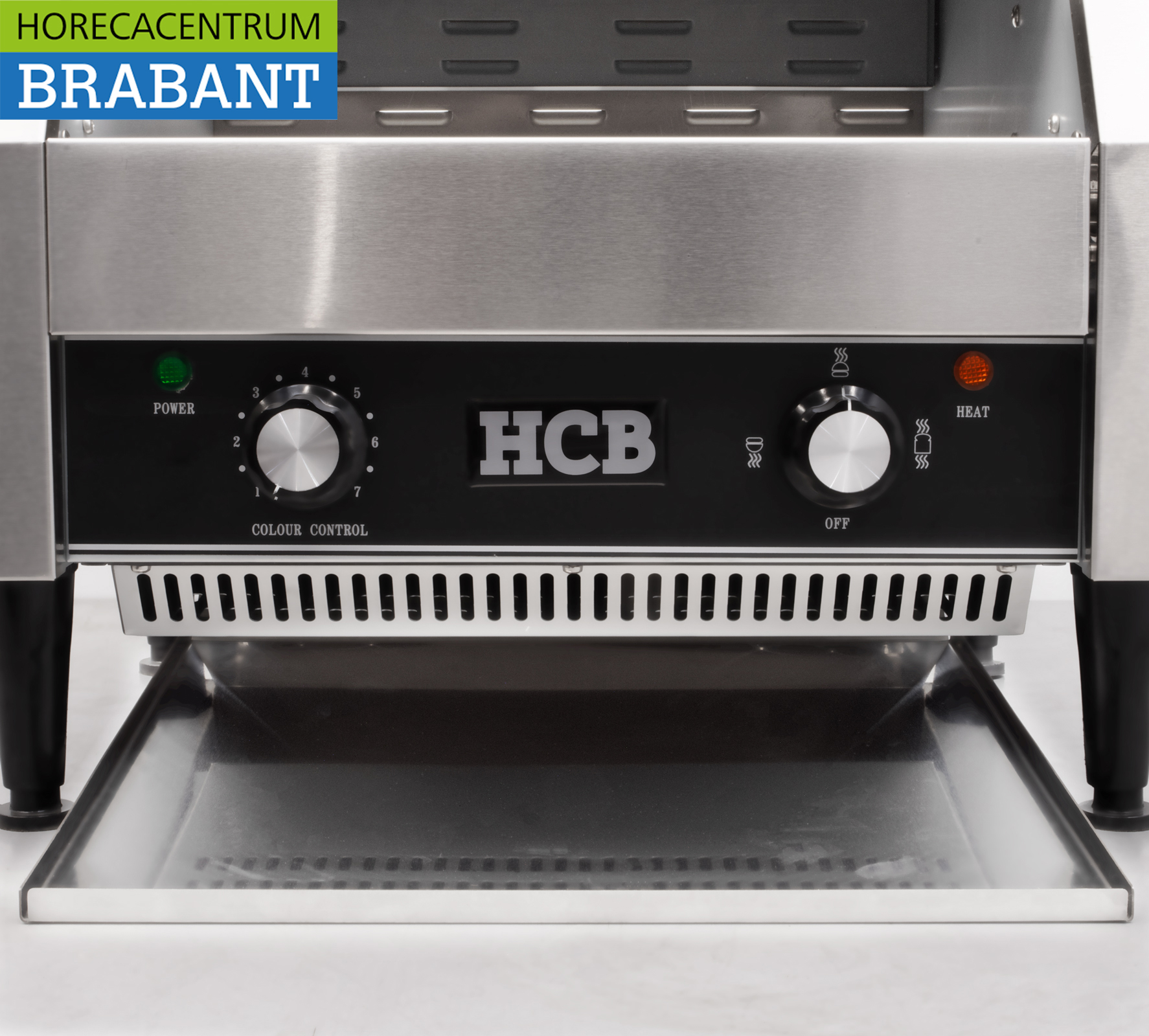 RVS Doorloop toaster Broodrooster Conveyor oven 450 stuks 230V Horeca - Afbeelding 6