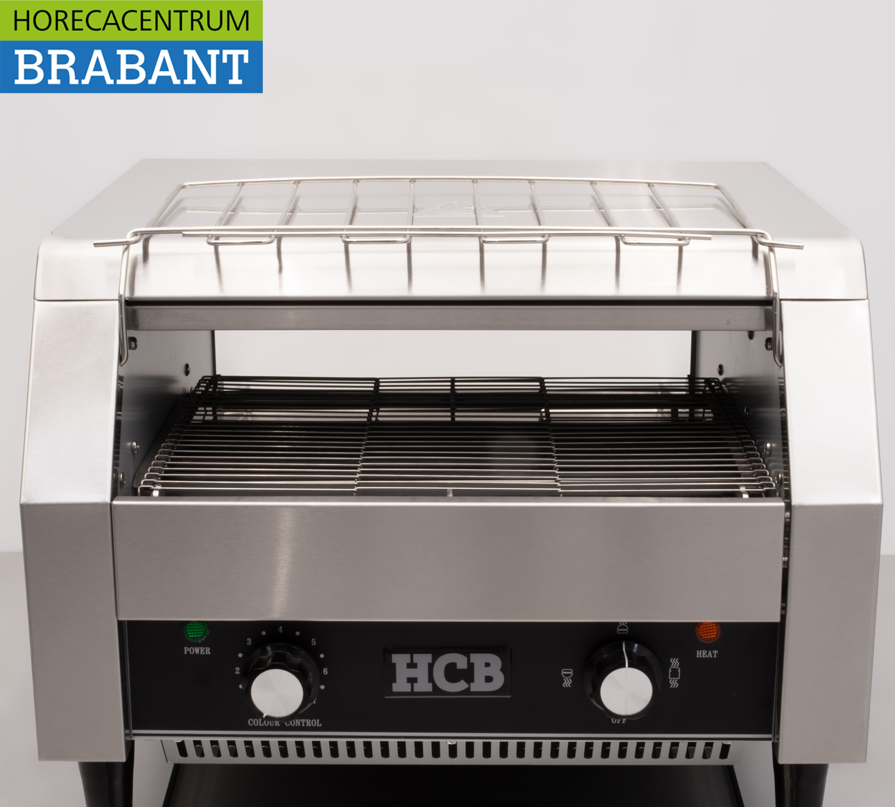 RVS Doorloop toaster Broodrooster Conveyor oven 450 stuks 230V Horeca - Afbeelding 7