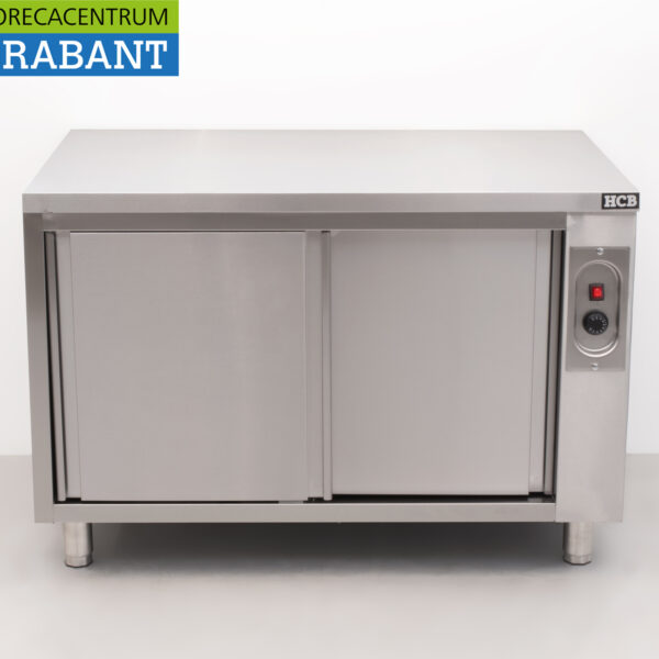 RVS Warmhoudkast Bordenwarmhoudkast 2 schuifdeuren Premium-line 120 cm Horeca
