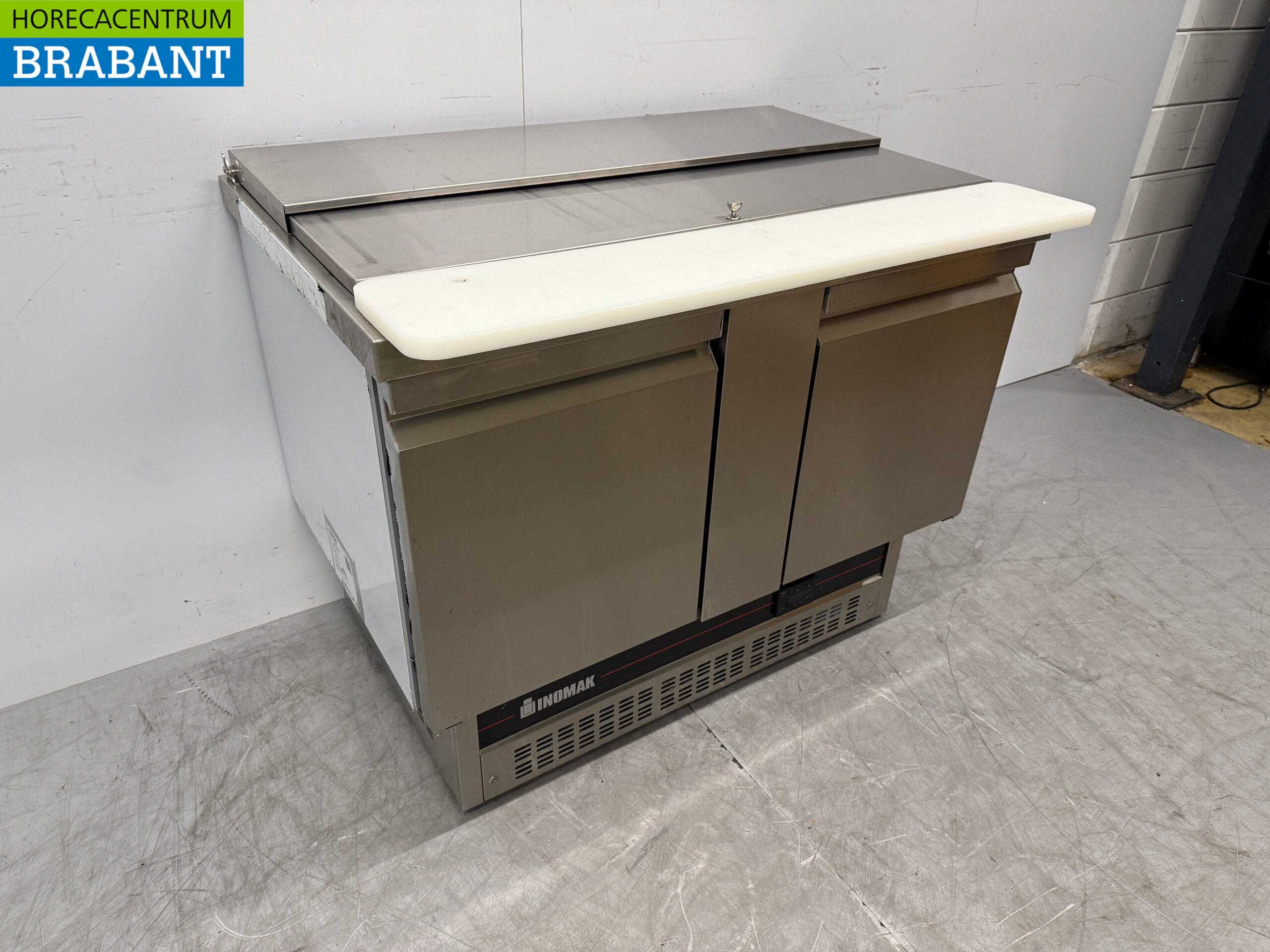RVS Inomak Saladette 2 Deuren 108 cm 230V Horeca - Afbeelding 3