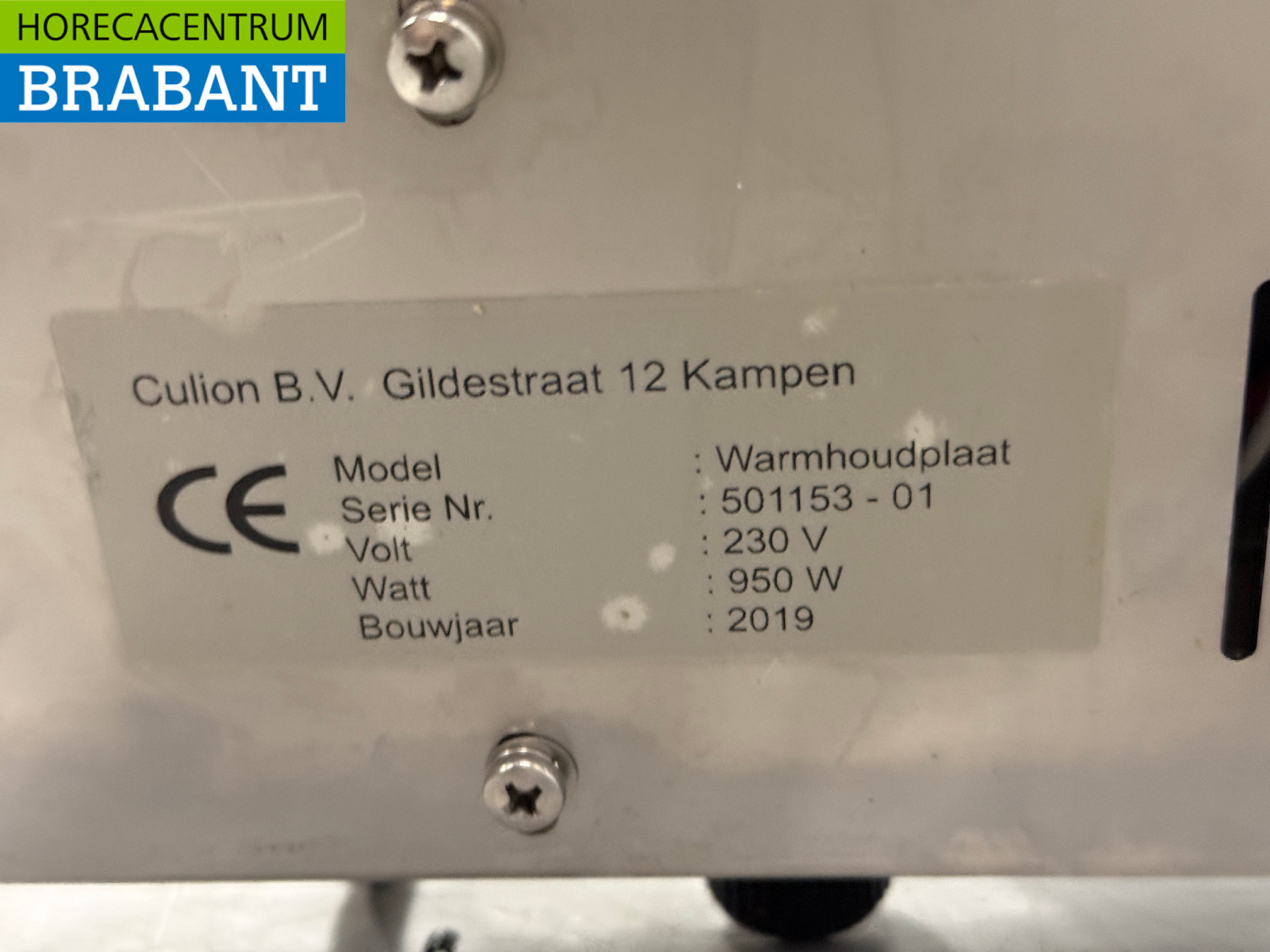 RVS Culion Warmteplaat Warmhoudplaat met warmtelamp 60,5 cm 230V Horeca - Afbeelding 5