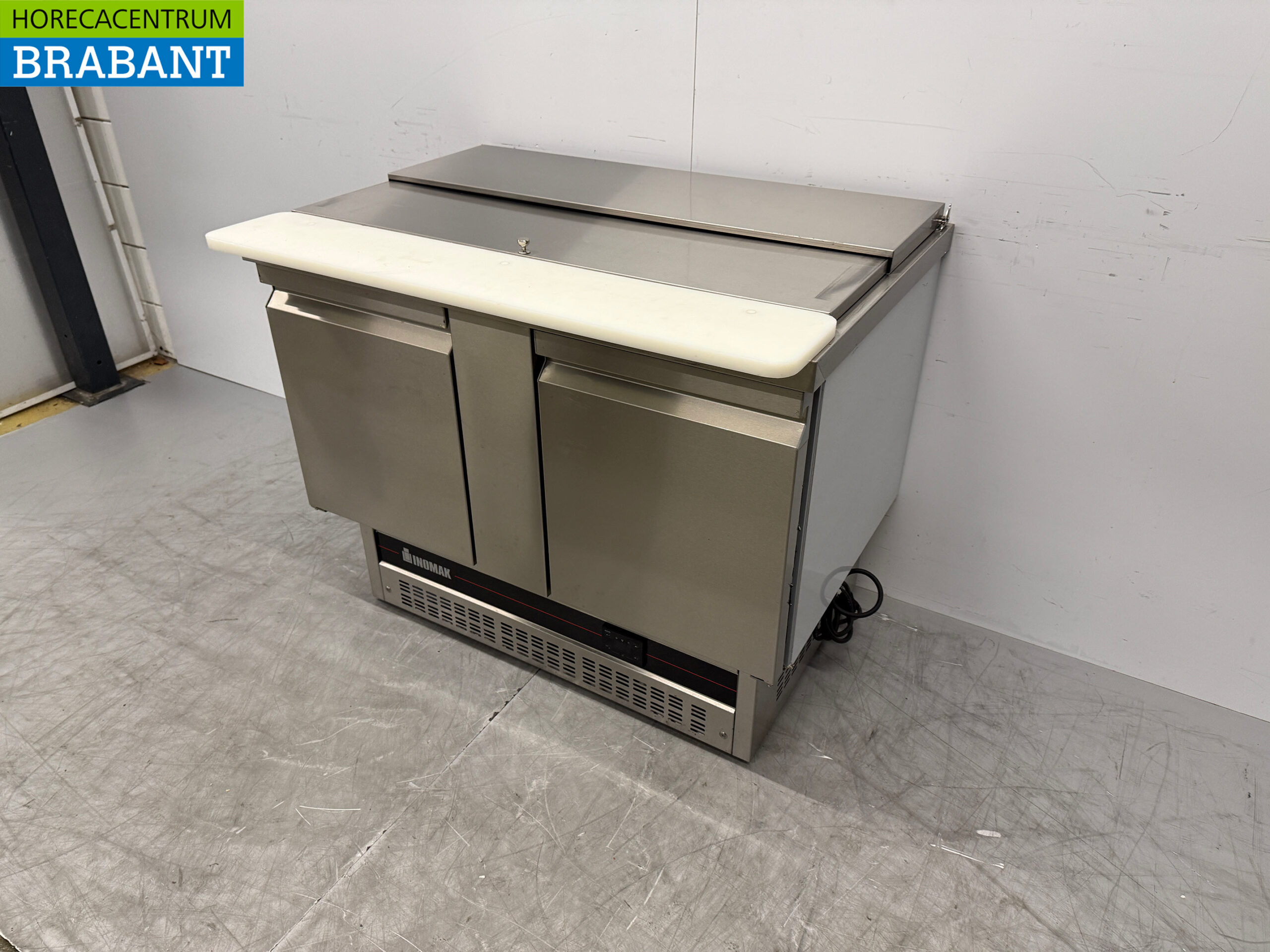 RVS Inomak Saladette 2 Deuren 108 cm 230V Horeca - Afbeelding 2