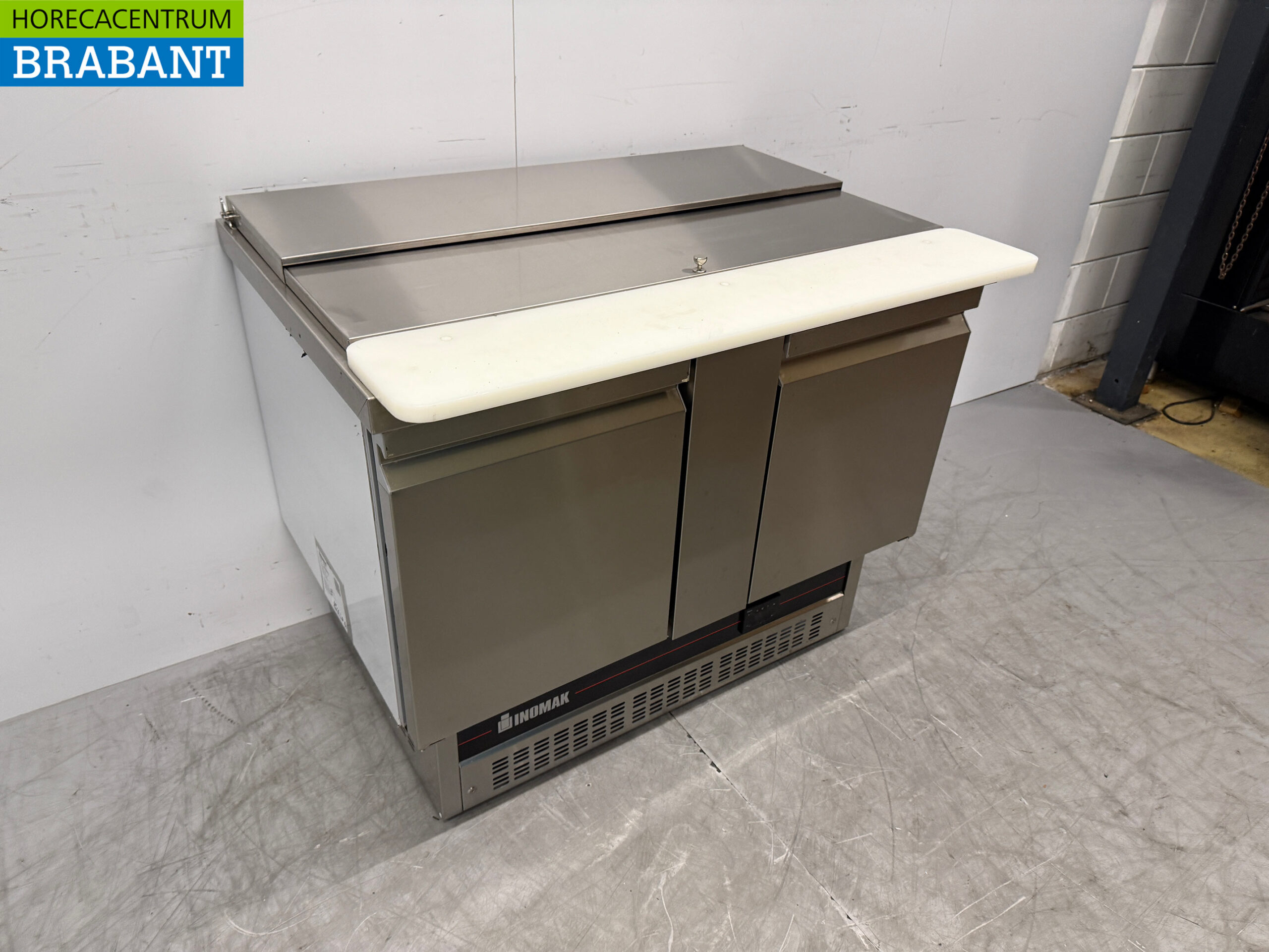 RVS Inomak Saladette 2 Deuren 108 cm 230V Horeca - Afbeelding 3
