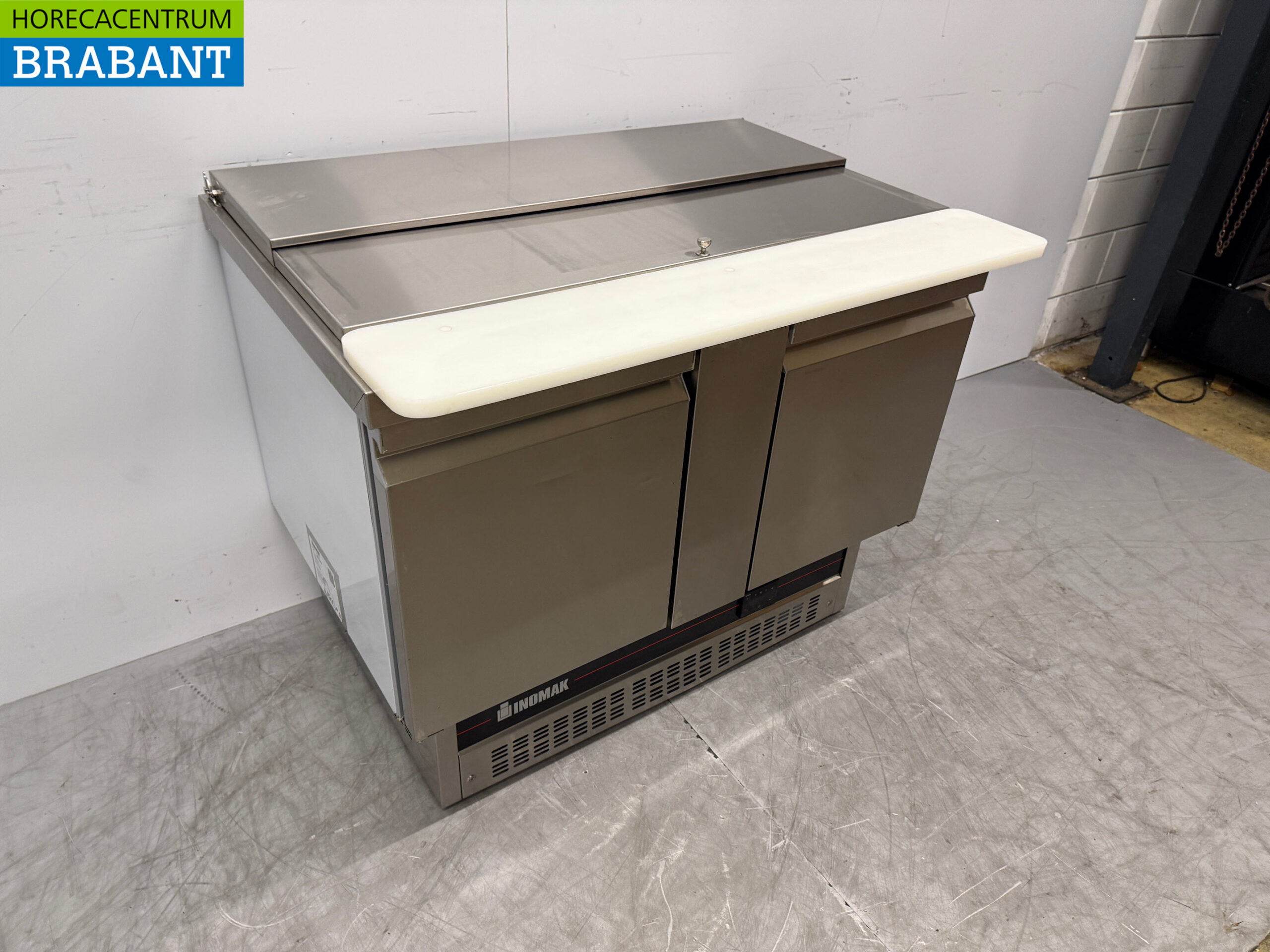 RVS Inomak Saladette 2 Deuren 108 cm 230V Horeca - Afbeelding 3