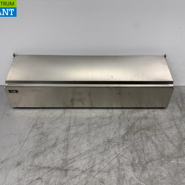 RVS GN bakhouder met deksel 5 x 1/6 gastronorm GN 88,5 cm Horeca